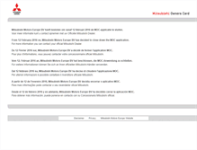 Tablet Screenshot of mymitsubishi.eu